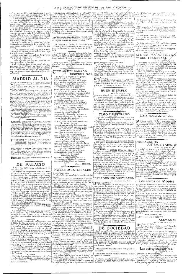 ABC MADRID 16-02-1907 página 2