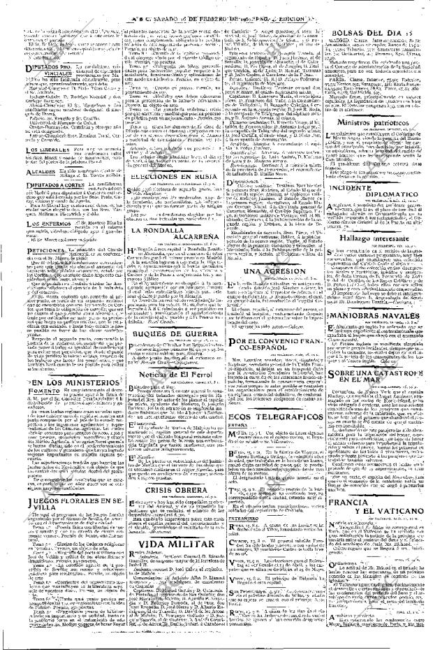 ABC MADRID 16-02-1907 página 4