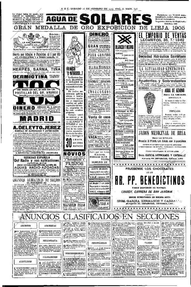 ABC MADRID 16-02-1907 página 6