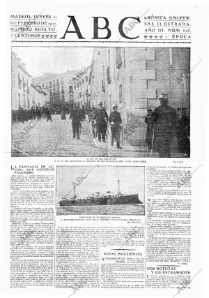 ABC MADRID 21-02-1907 página 1