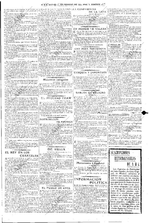 ABC MADRID 21-02-1907 página 3