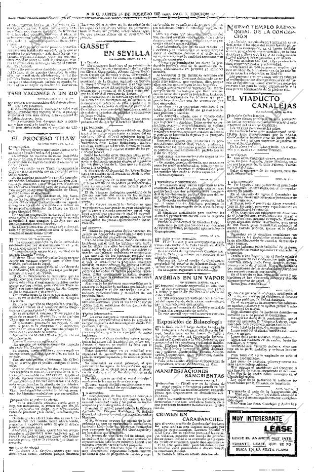 ABC MADRID 25-02-1907 página 3