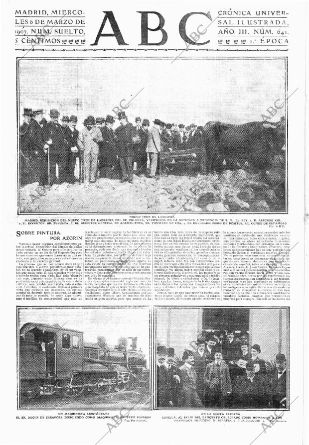 ABC MADRID 06-03-1907 página 1