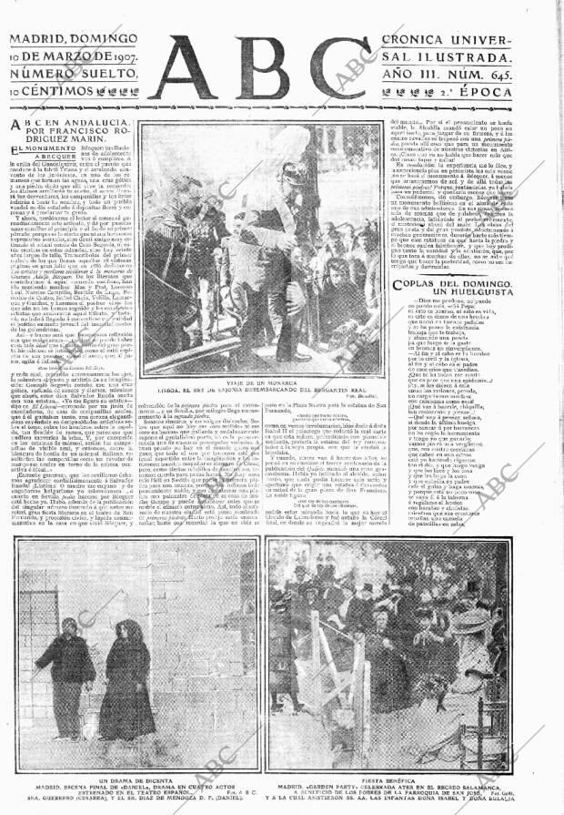 ABC MADRID 10-03-1907 página 1