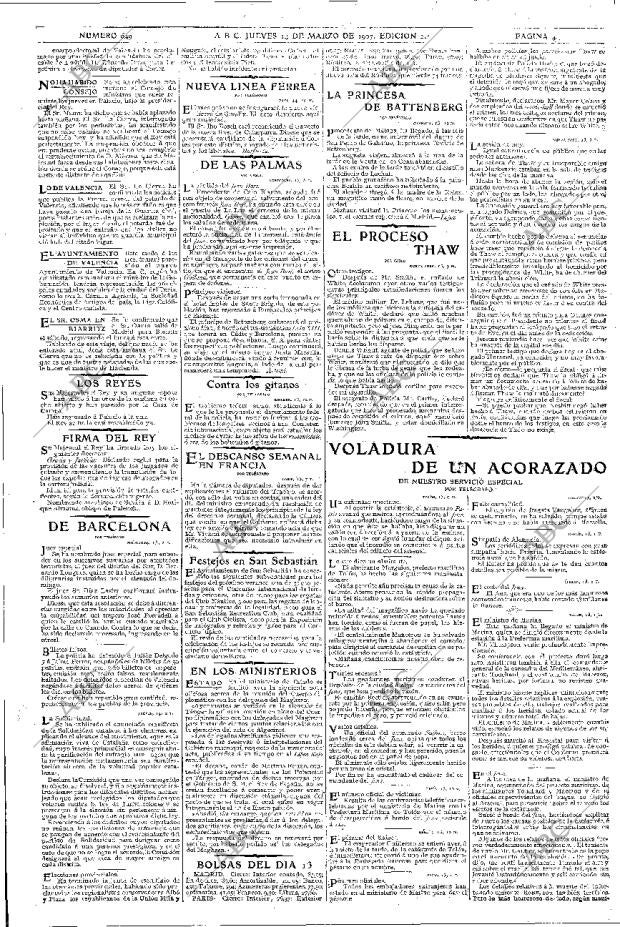 ABC MADRID 14-03-1907 página 4