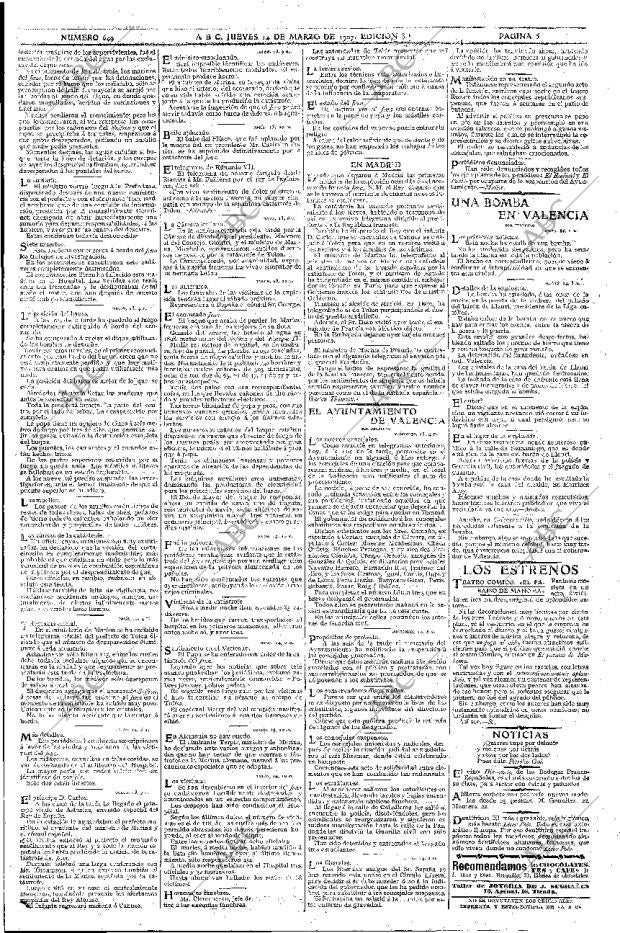 ABC MADRID 14-03-1907 página 5