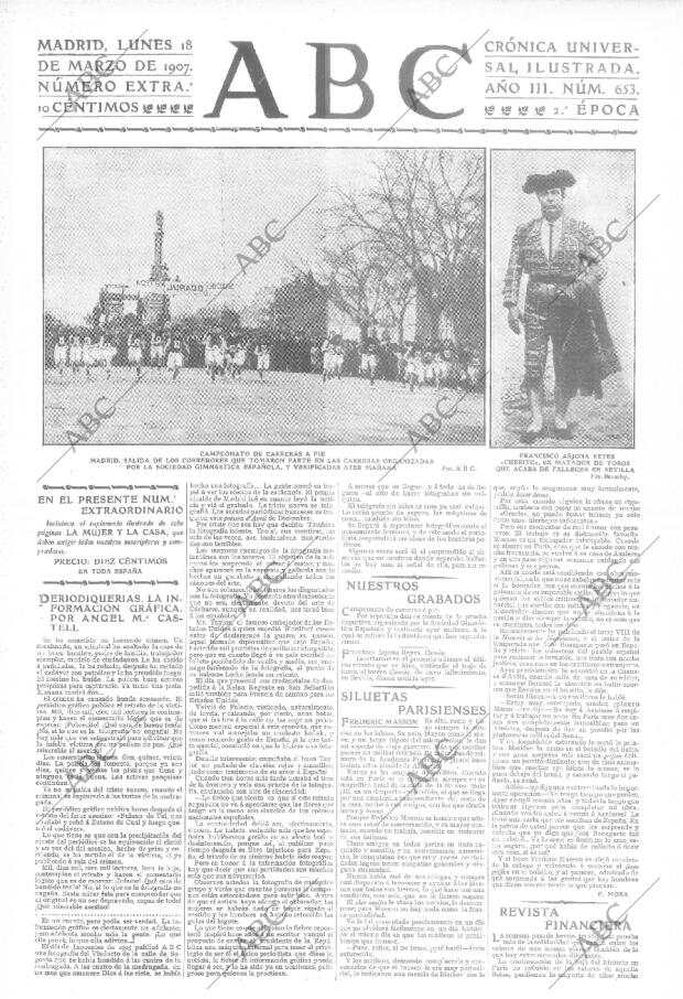 ABC MADRID 18-03-1907 página 1