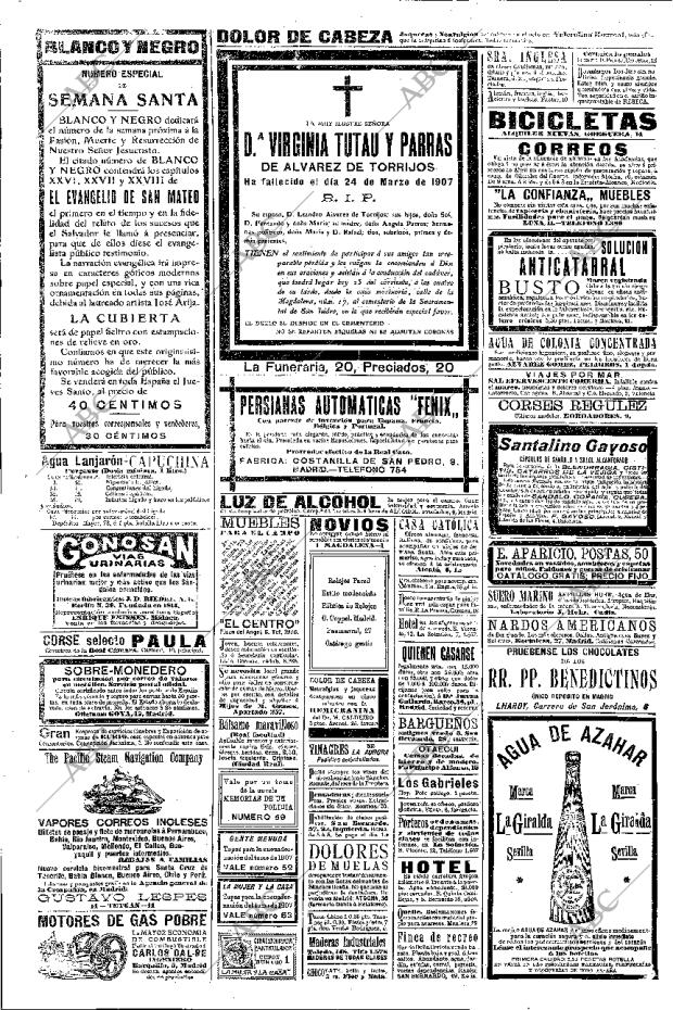 ABC MADRID 25-03-1907 página 6