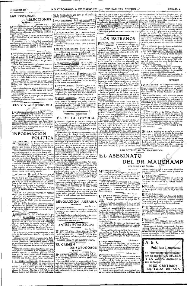 ABC MADRID 31-03-1907 página 4