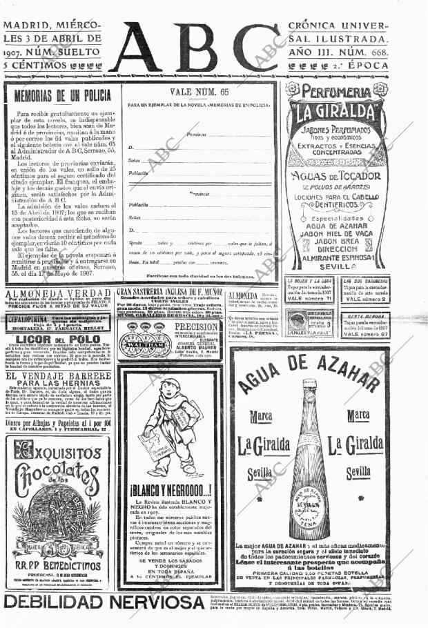 ABC MADRID 03-04-1907 página 1