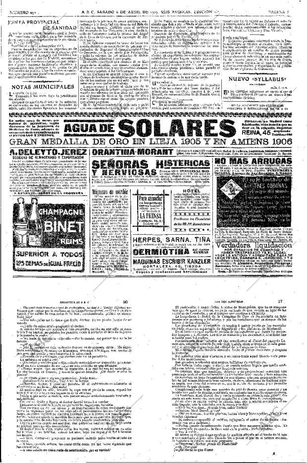 ABC MADRID 06-04-1907 página 5