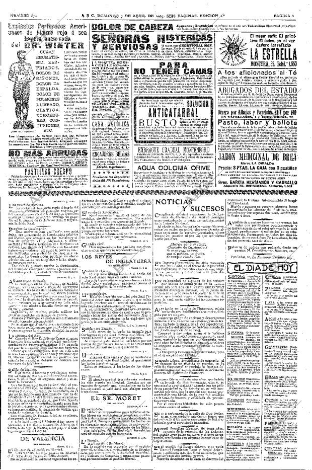 ABC MADRID 07-04-1907 página 5