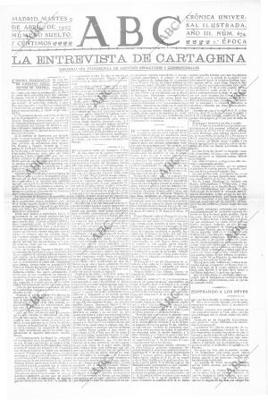 ABC MADRID 09-04-1907 página 1