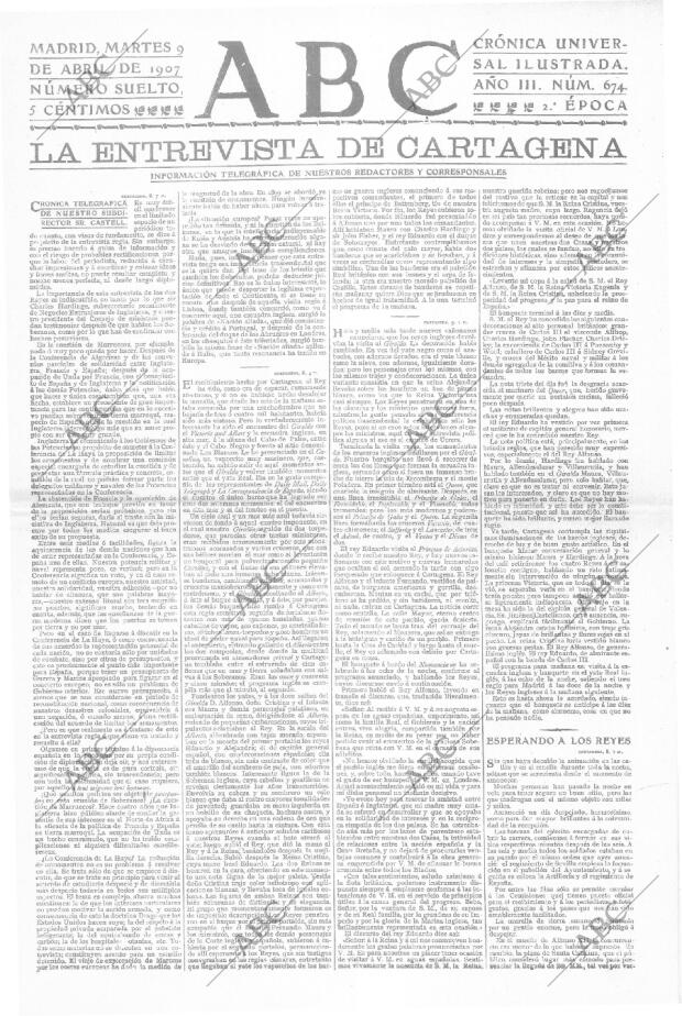 ABC MADRID 09-04-1907 página 1