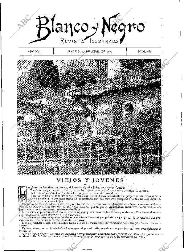 BLANCO Y NEGRO MADRID 13-04-1907 página 3