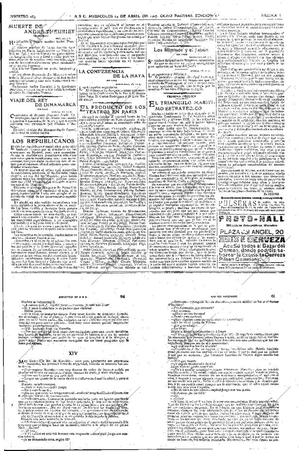 ABC MADRID 24-04-1907 página 5