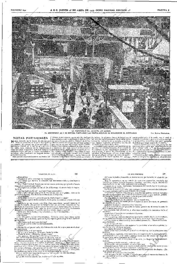 ABC MADRID 25-04-1907 página 6