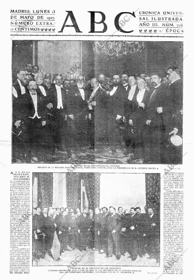 ABC MADRID 13-05-1907 página 1