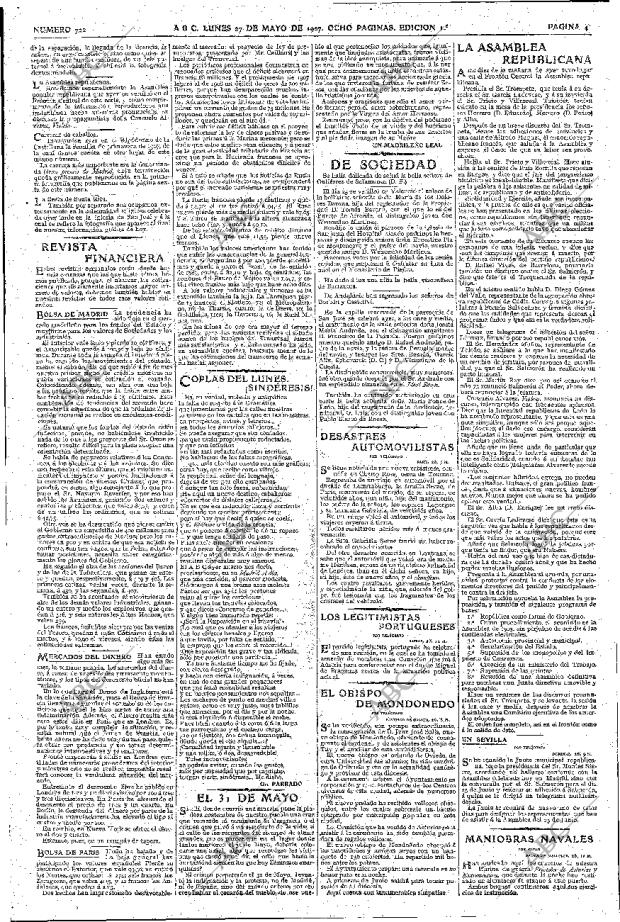 ABC MADRID 27-05-1907 página 4