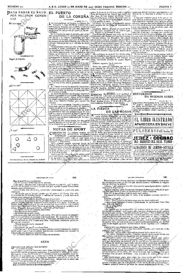 ABC MADRID 27-05-1907 página 5