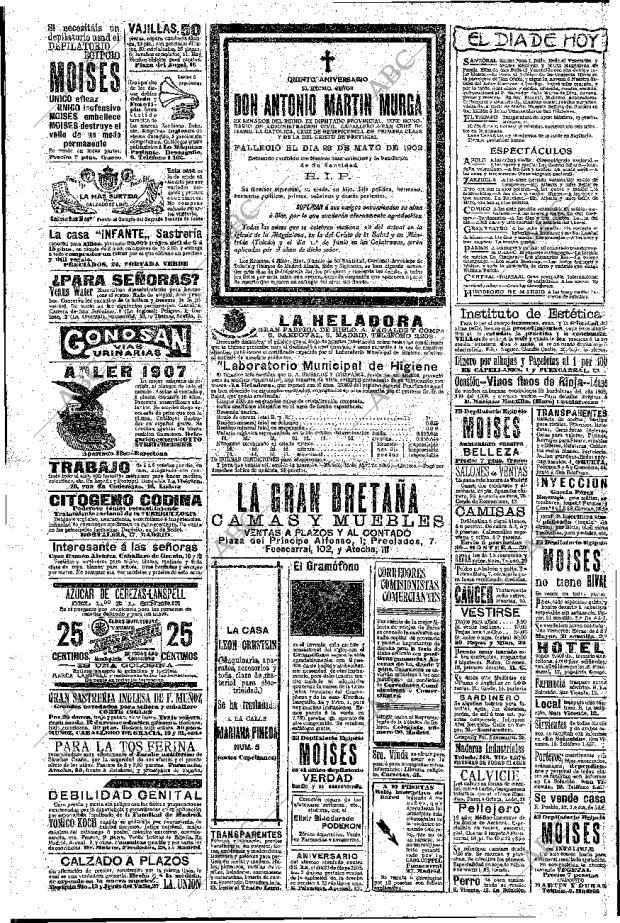 ABC MADRID 27-05-1907 página 8