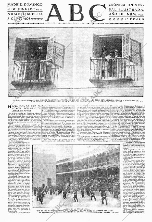 ABC MADRID 16-06-1907 página 1