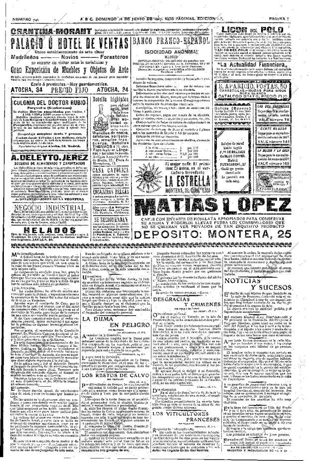 ABC MADRID 16-06-1907 página 5