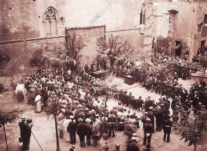 El centenario del Rey don Jaime, acto inaugural del monumento A Jaime I en la...