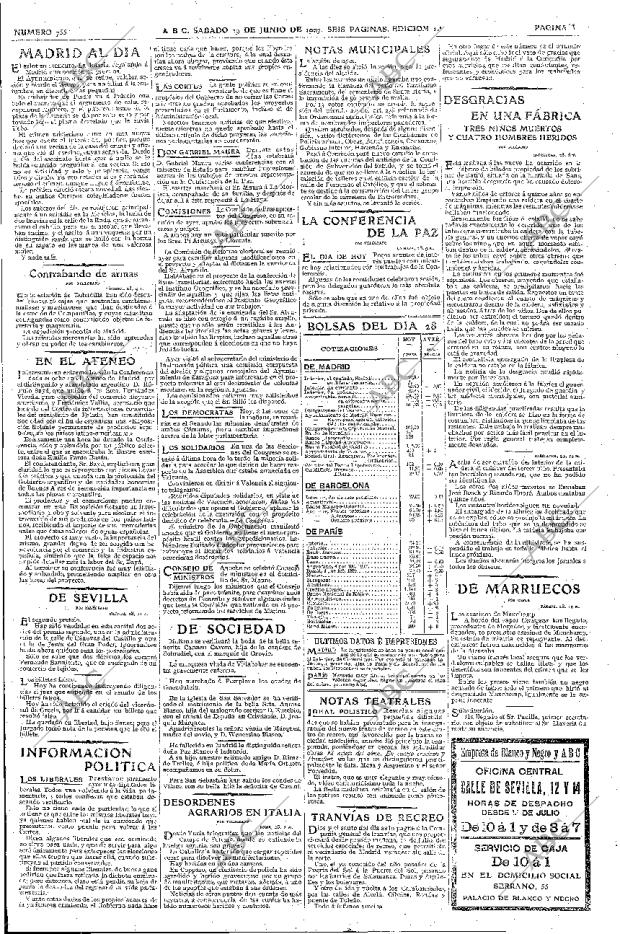 ABC MADRID 29-06-1907 página 3