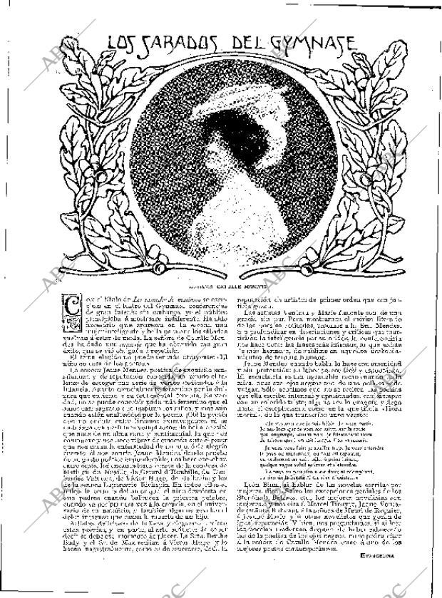 BLANCO Y NEGRO MADRID 29-06-1907 página 18