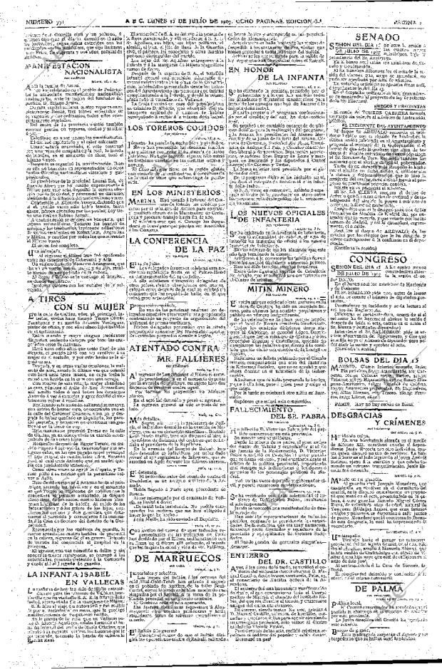 ABC MADRID 15-07-1907 página 2
