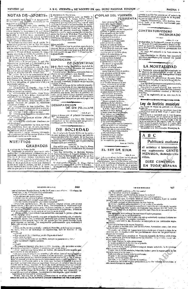 ABC MADRID 09-08-1907 página 5