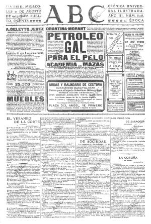 ABC MADRID 21-08-1907 página 1