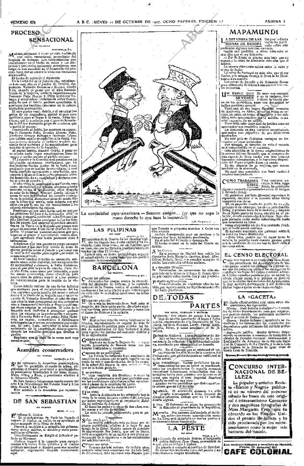 ABC MADRID 10-10-1907 página 5