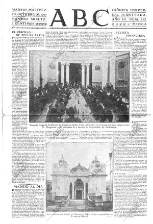 ABC MADRID 15-10-1907 página 1
