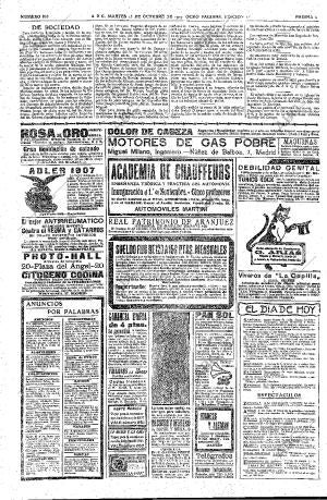 ABC MADRID 15-10-1907 página 2
