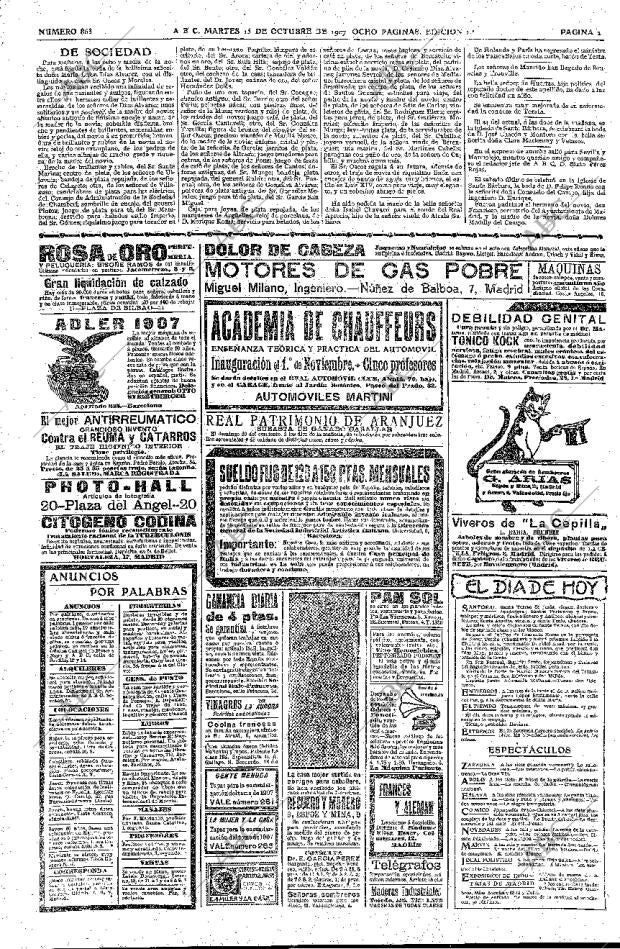 ABC MADRID 15-10-1907 página 2