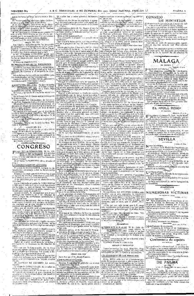 ABC MADRID 16-10-1907 página 2