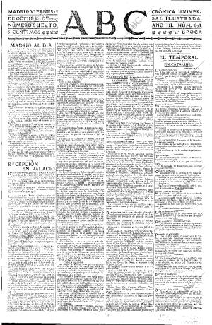 ABC MADRID 25-10-1907 página 1