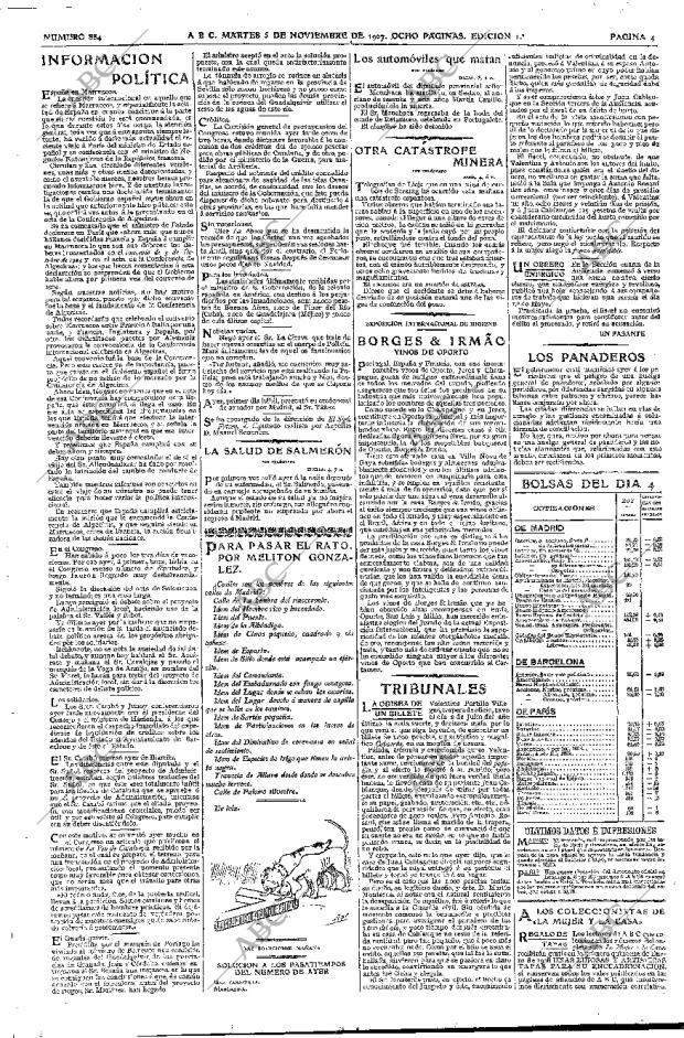 ABC MADRID 05-11-1907 página 4