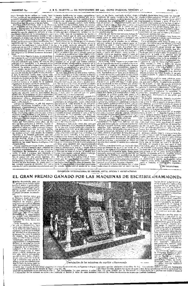 ABC MADRID 12-11-1907 página 6