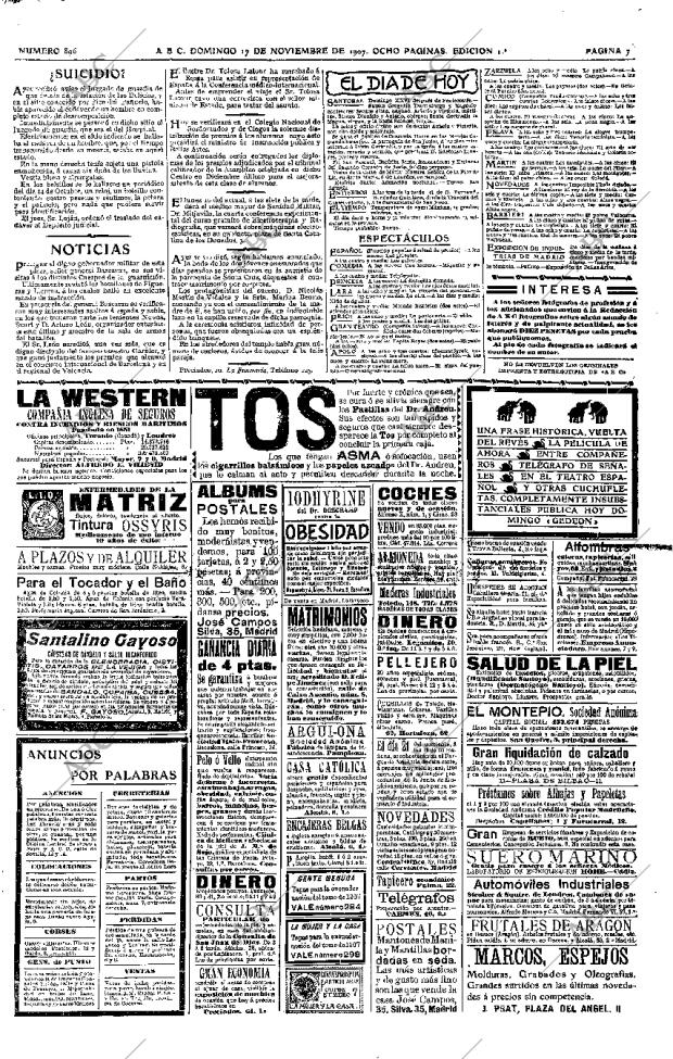 ABC MADRID 17-11-1907 página 7