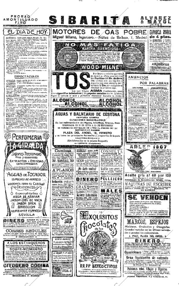 ABC MADRID 19-11-1907 página 8