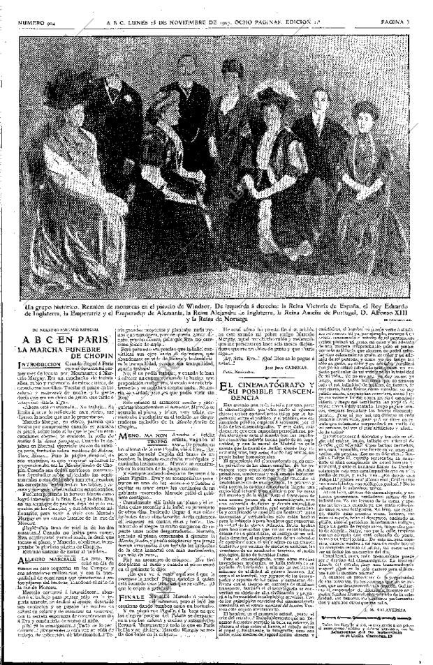 ABC MADRID 25-11-1907 página 3