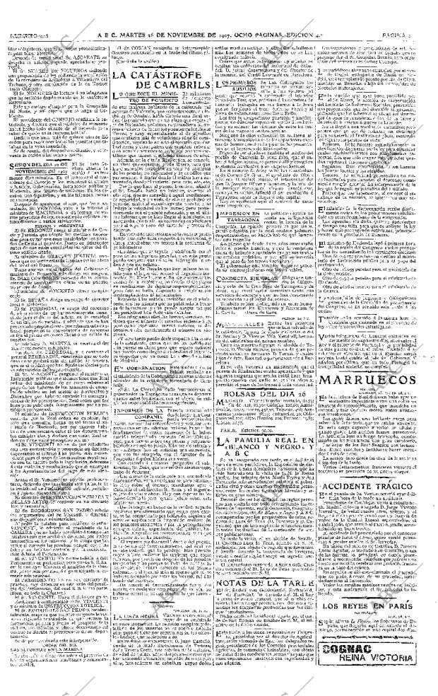 ABC MADRID 26-11-1907 página 2