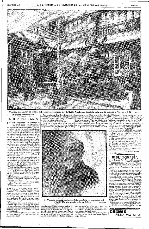 ABC MADRID 29-11-1907 página 3