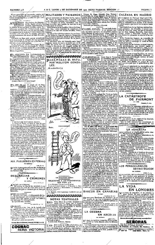 ABC MADRID 09-12-1907 página 5