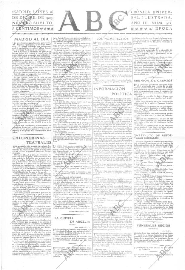 ABC MADRID 16-12-1907 página 1