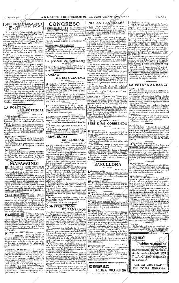 ABC MADRID 16-12-1907 página 2