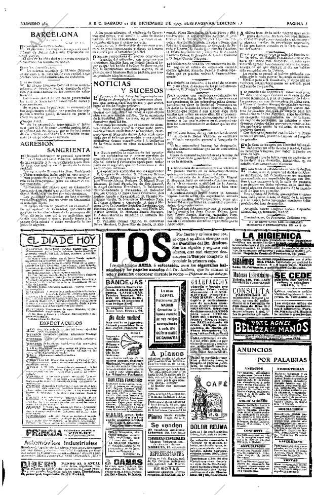 ABC MADRID 21-12-1907 página 5